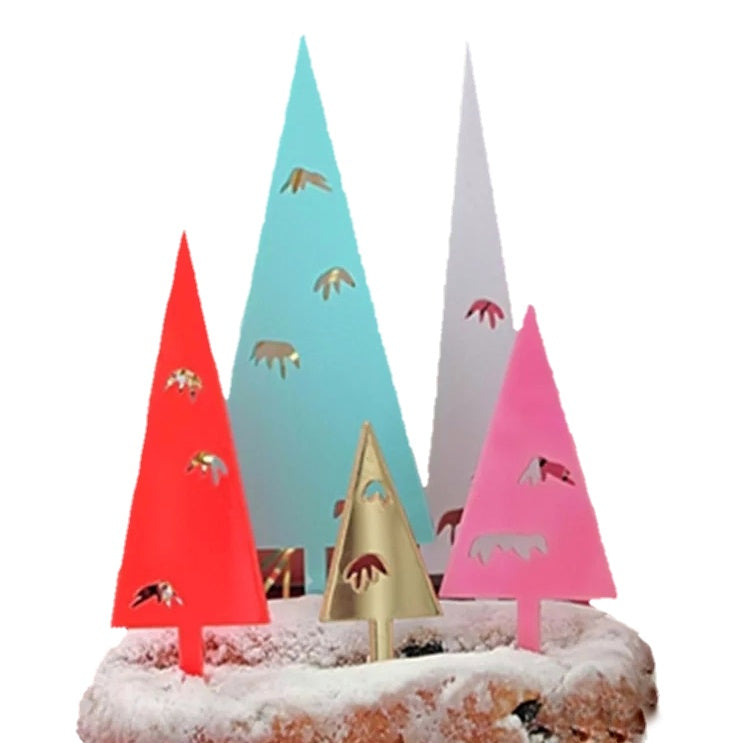 Christmas Tree 5pc Topper Set