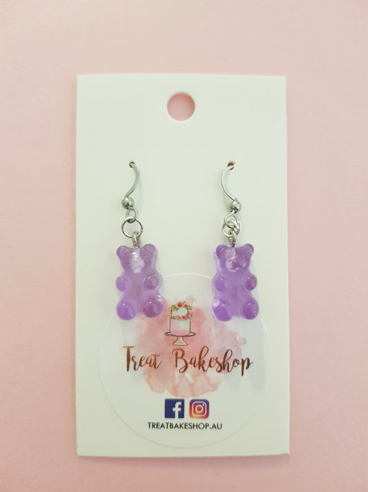 Handmade Gummy Bear Earrings