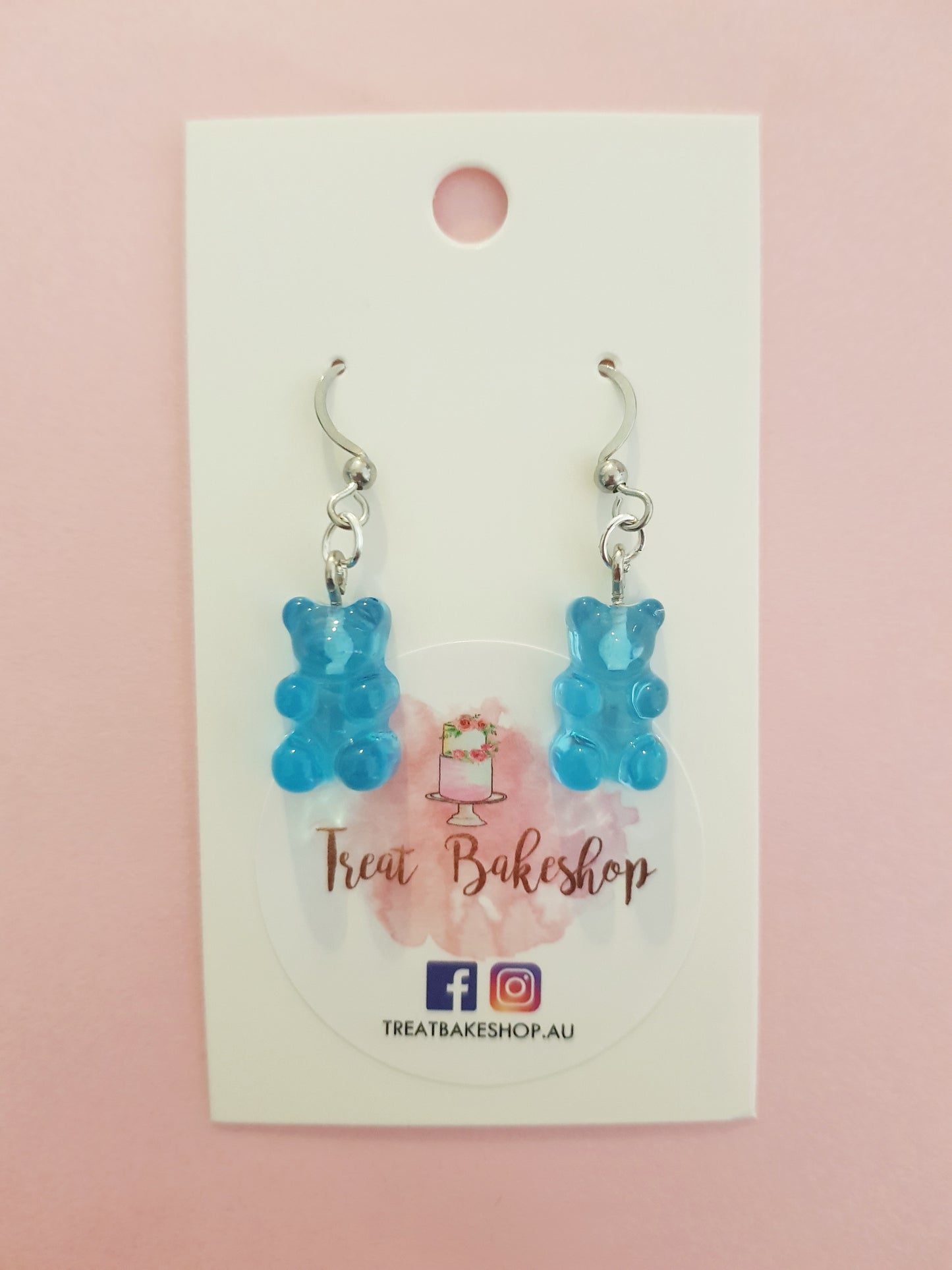 Handmade Gummy Bear Earrings