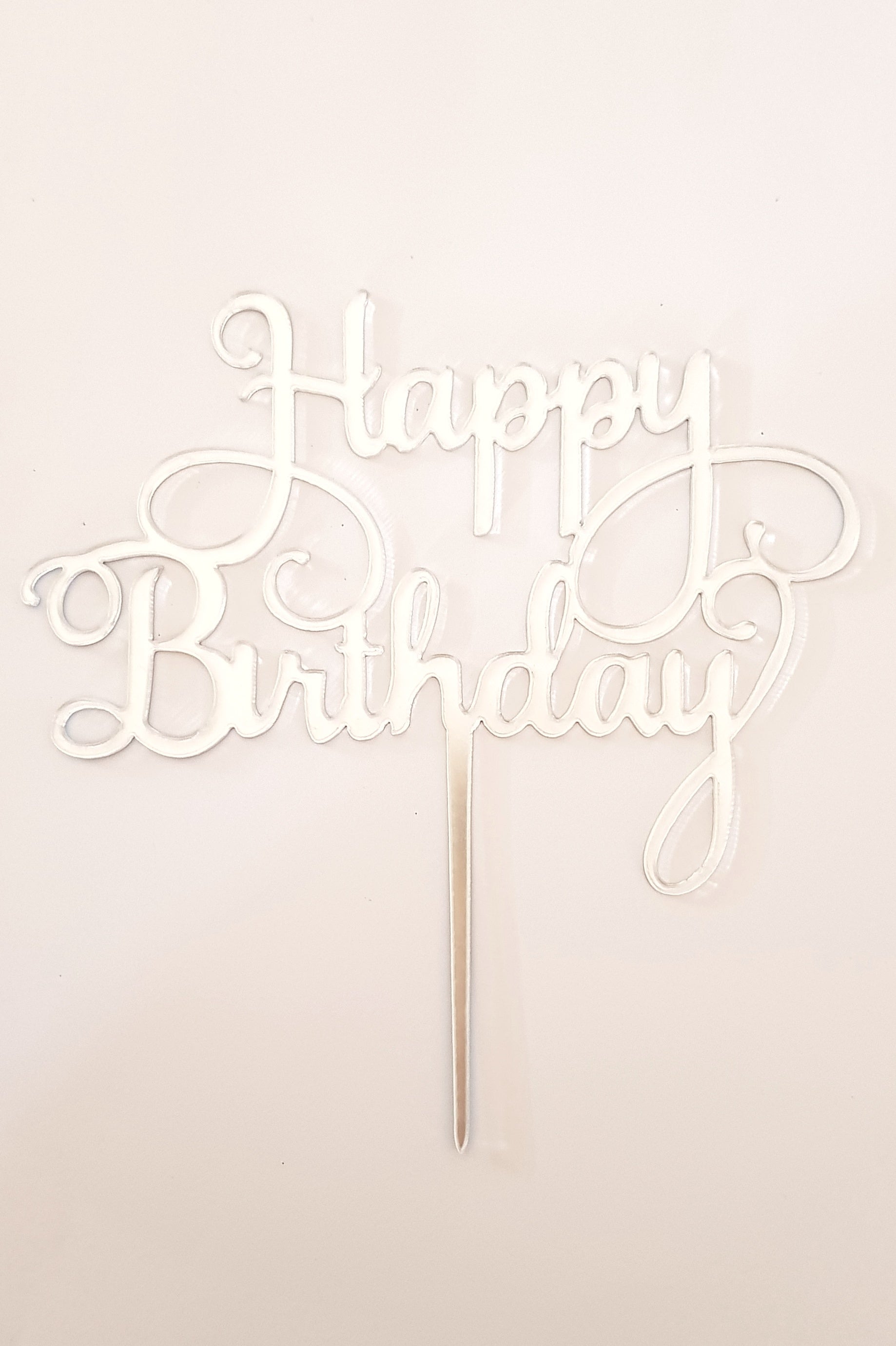 1 Cake topper en acrylique - Happy Birthday