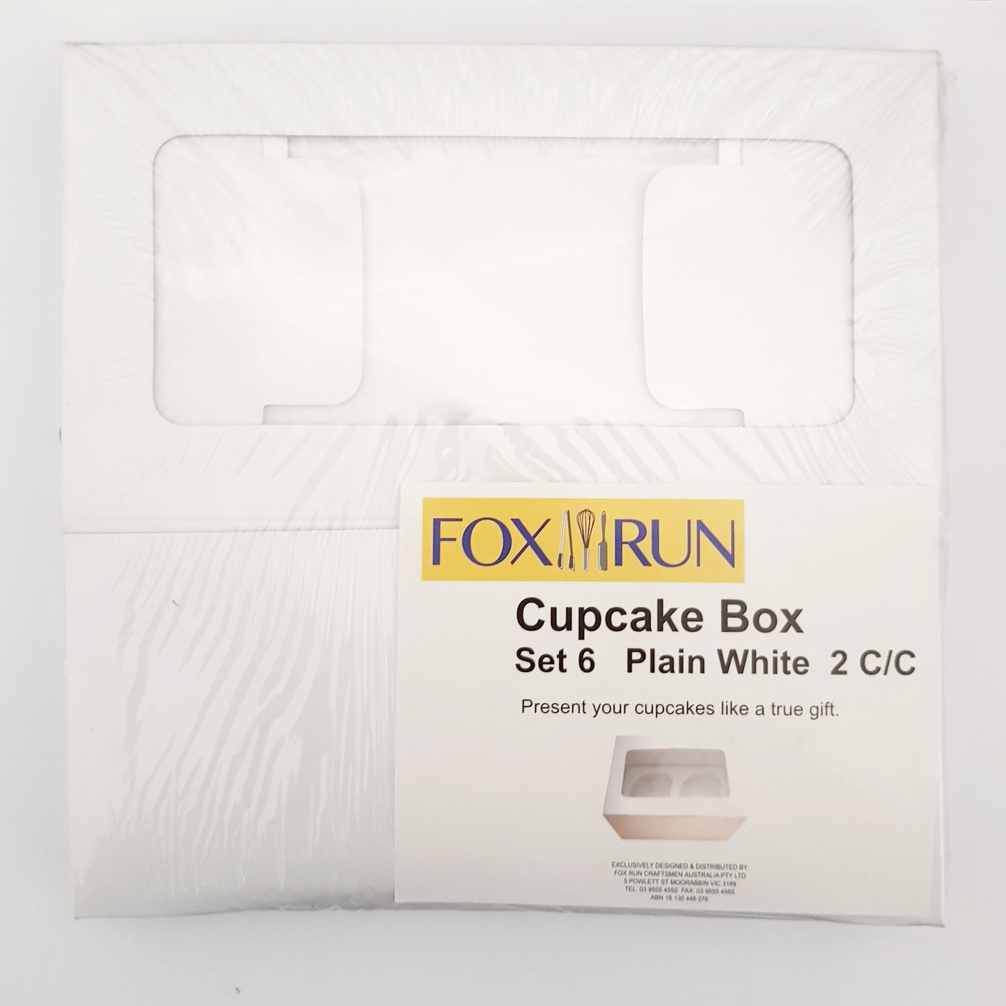 2 Hole Cupcake Boxes - 6pk