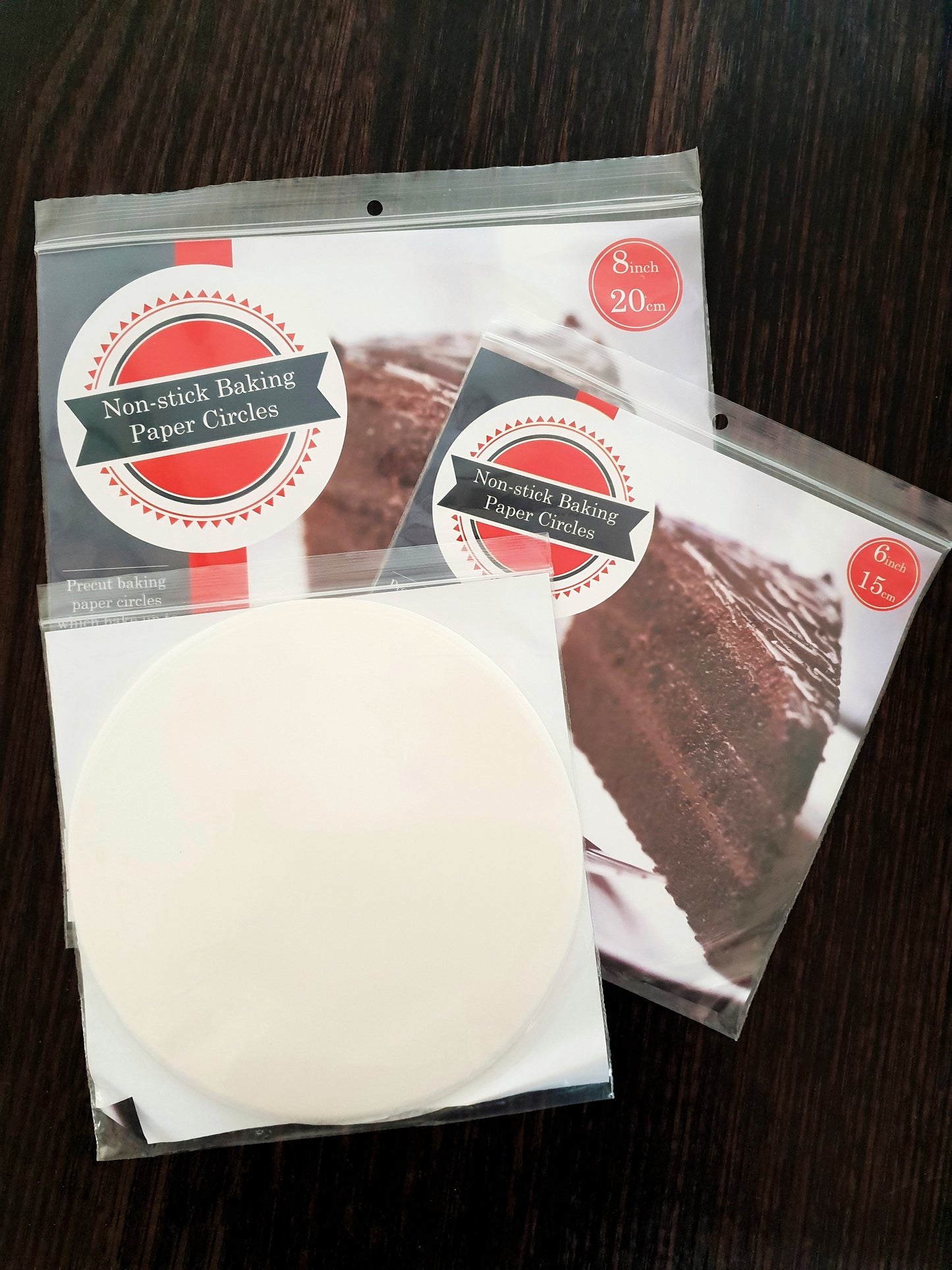 Pre-cut Baking Paper Circles/Parchment Liners 25pk