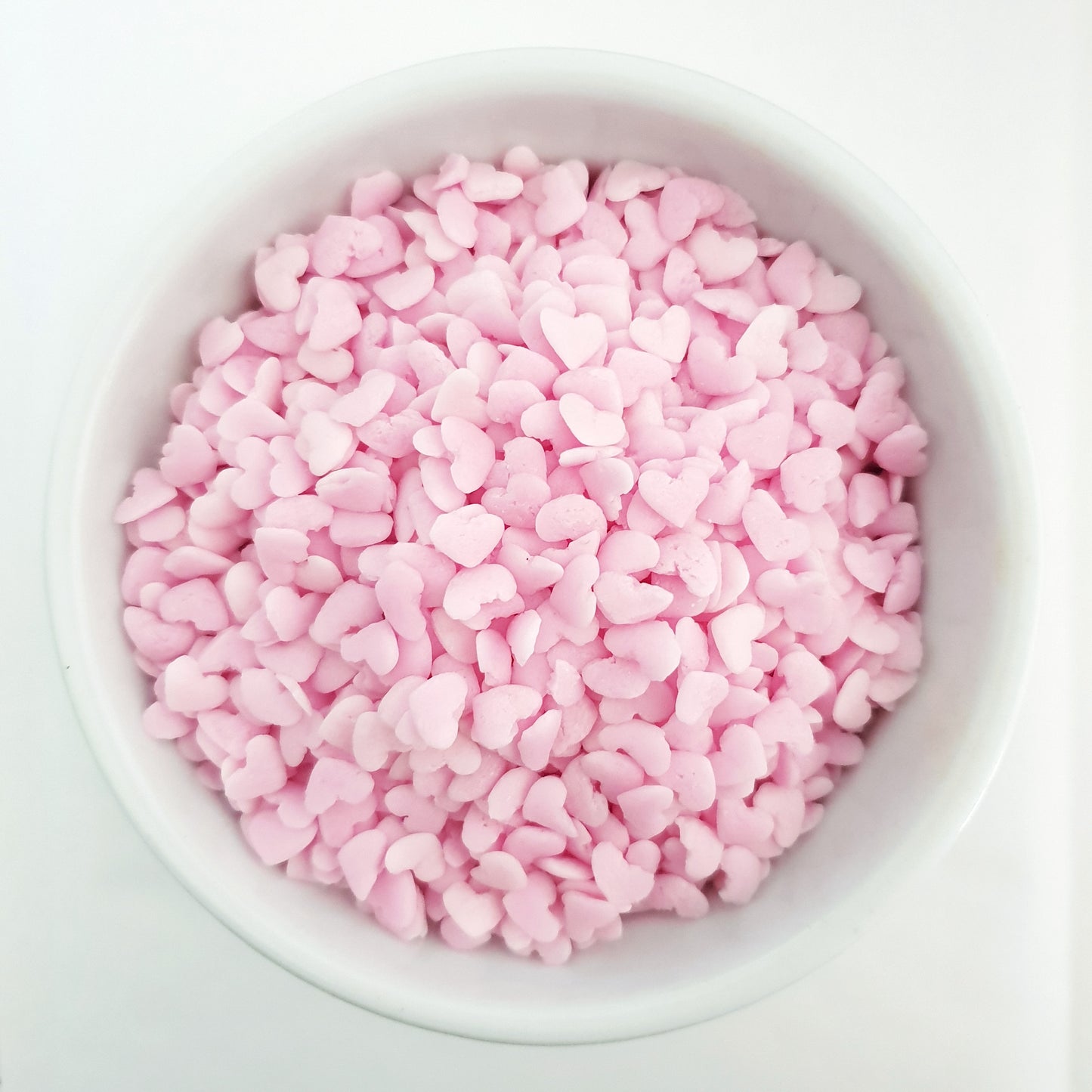 Pastel Pink Heart Quins/Sprinkles