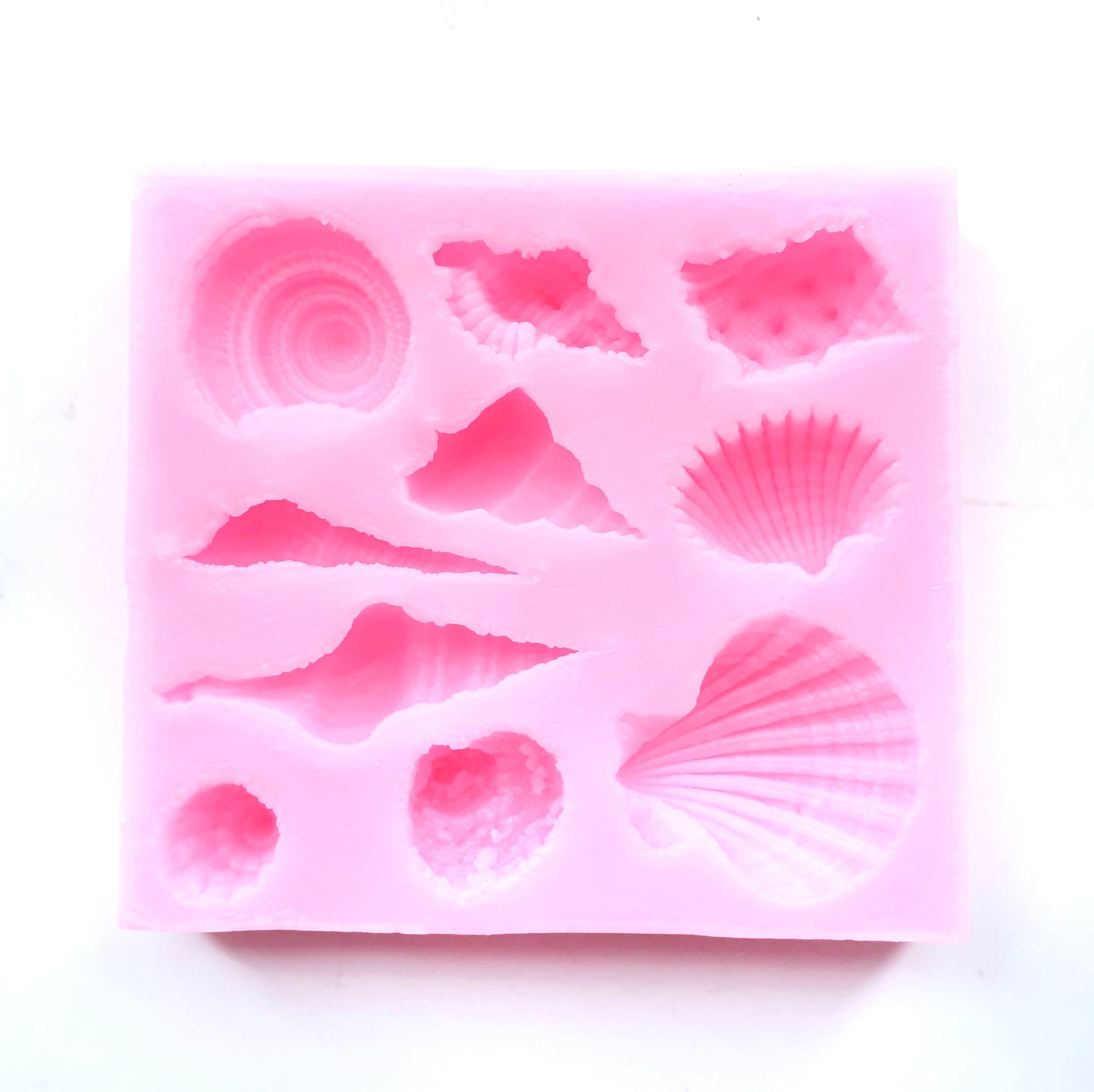 Mini shells silicone mould