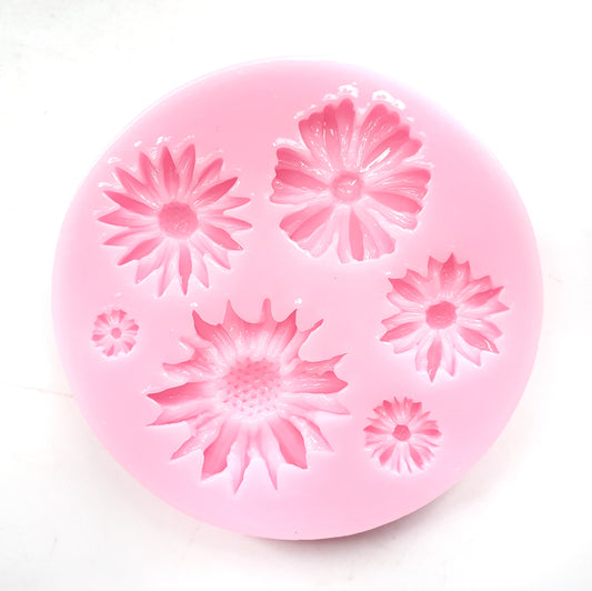 Daisy & blossom silicone mould