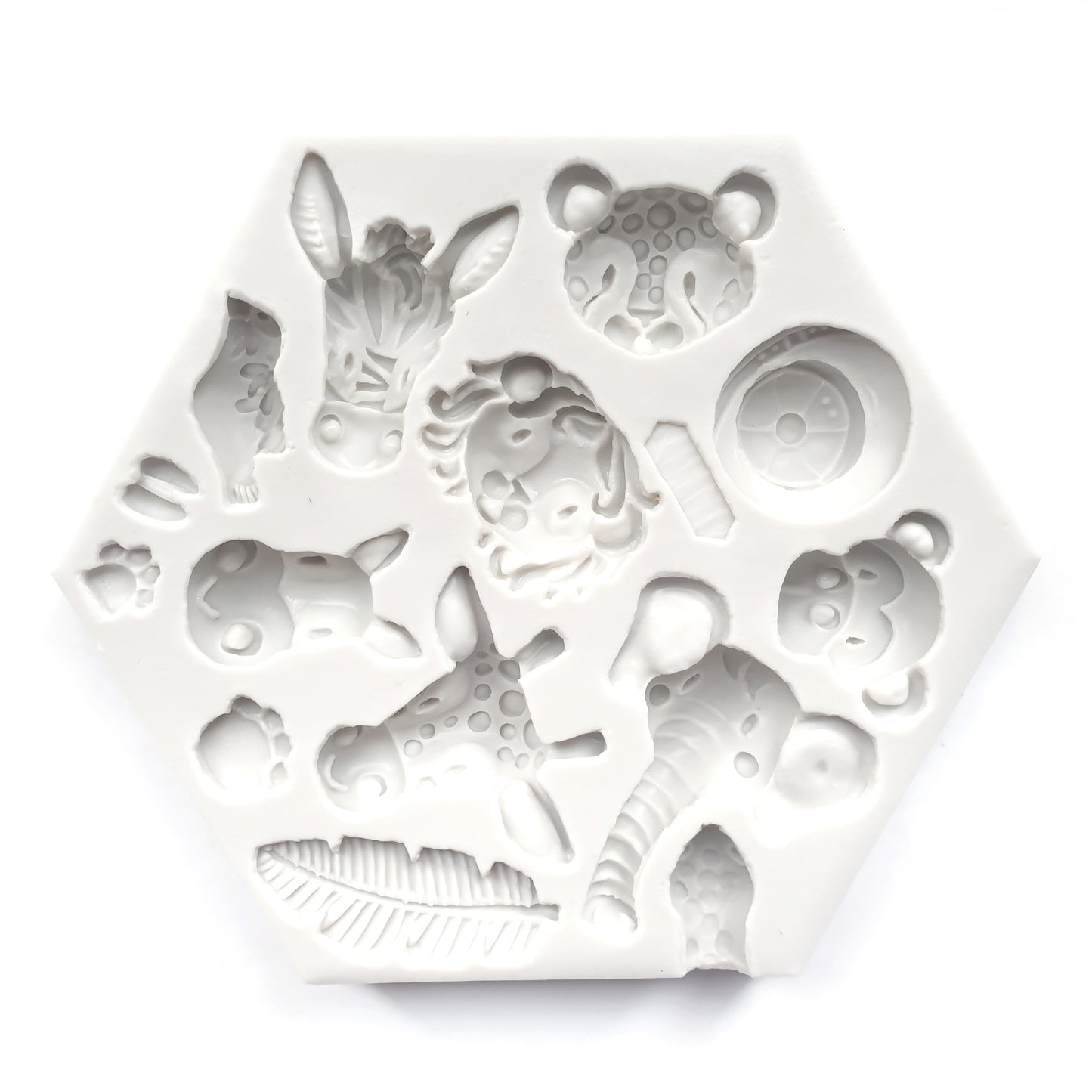 Jungle animals silicone mould
