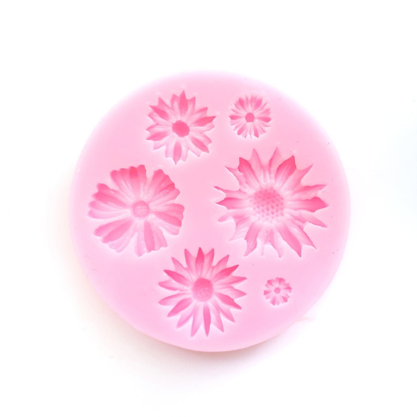 Silicon Flower Mould - 6 Cavity