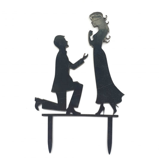 'Marry Me' Acrylic Cake Topper