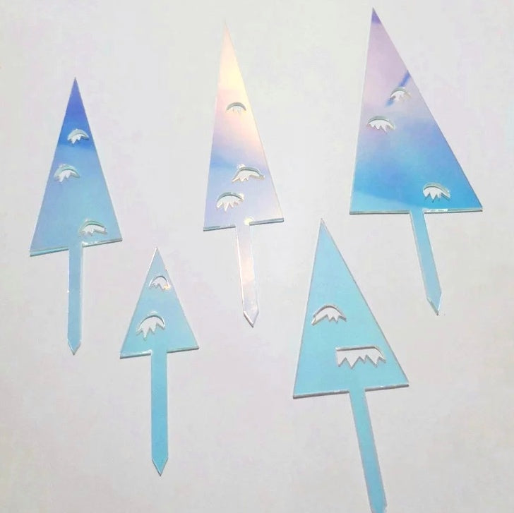 Christmas Tree 5pc Topper Set