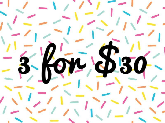 3 for 30 Bucks - Sprinkle Mix