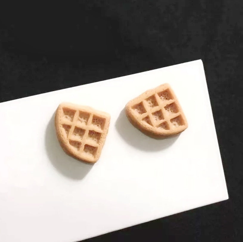 Waffle Earrings