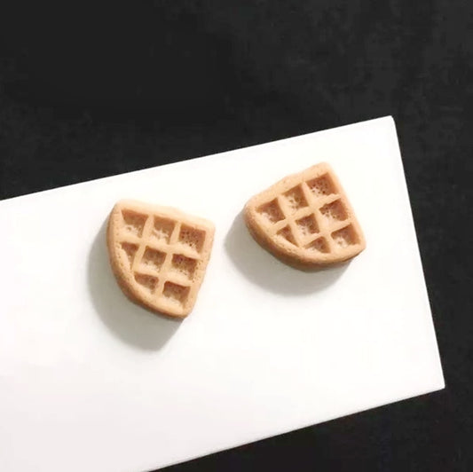 Waffle Earrings