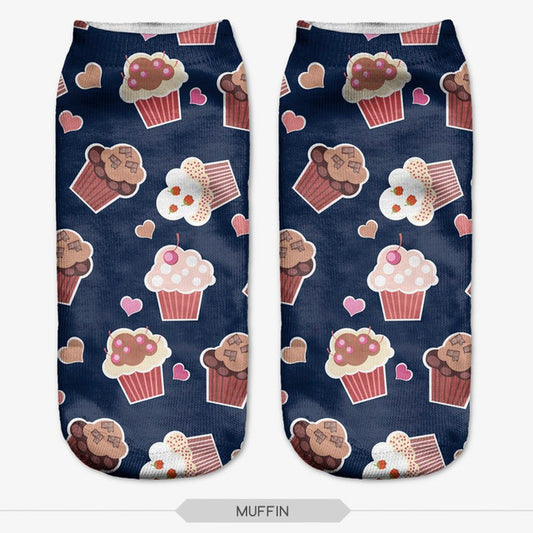 Muffins Novelty Ankle Socks