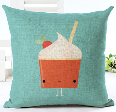 Cupcake Cushion Cover
