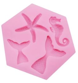 Mini Seascapes Mermaid, Starfish, Seahorse Mould