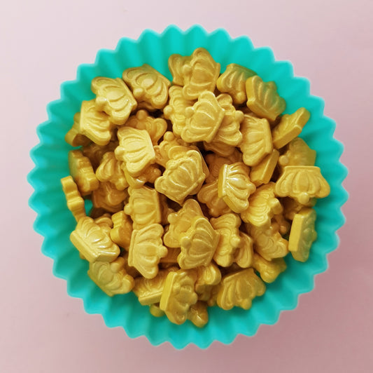 Gold Crown Shaped Candy Sprinkles