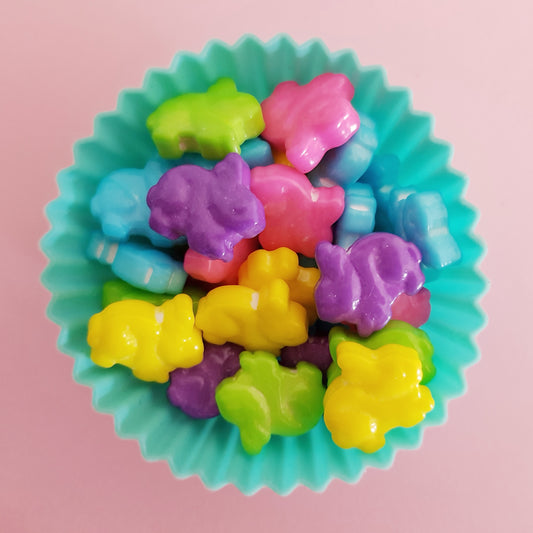 Neon Bunny Shaped Candy Sprinkles | Easter