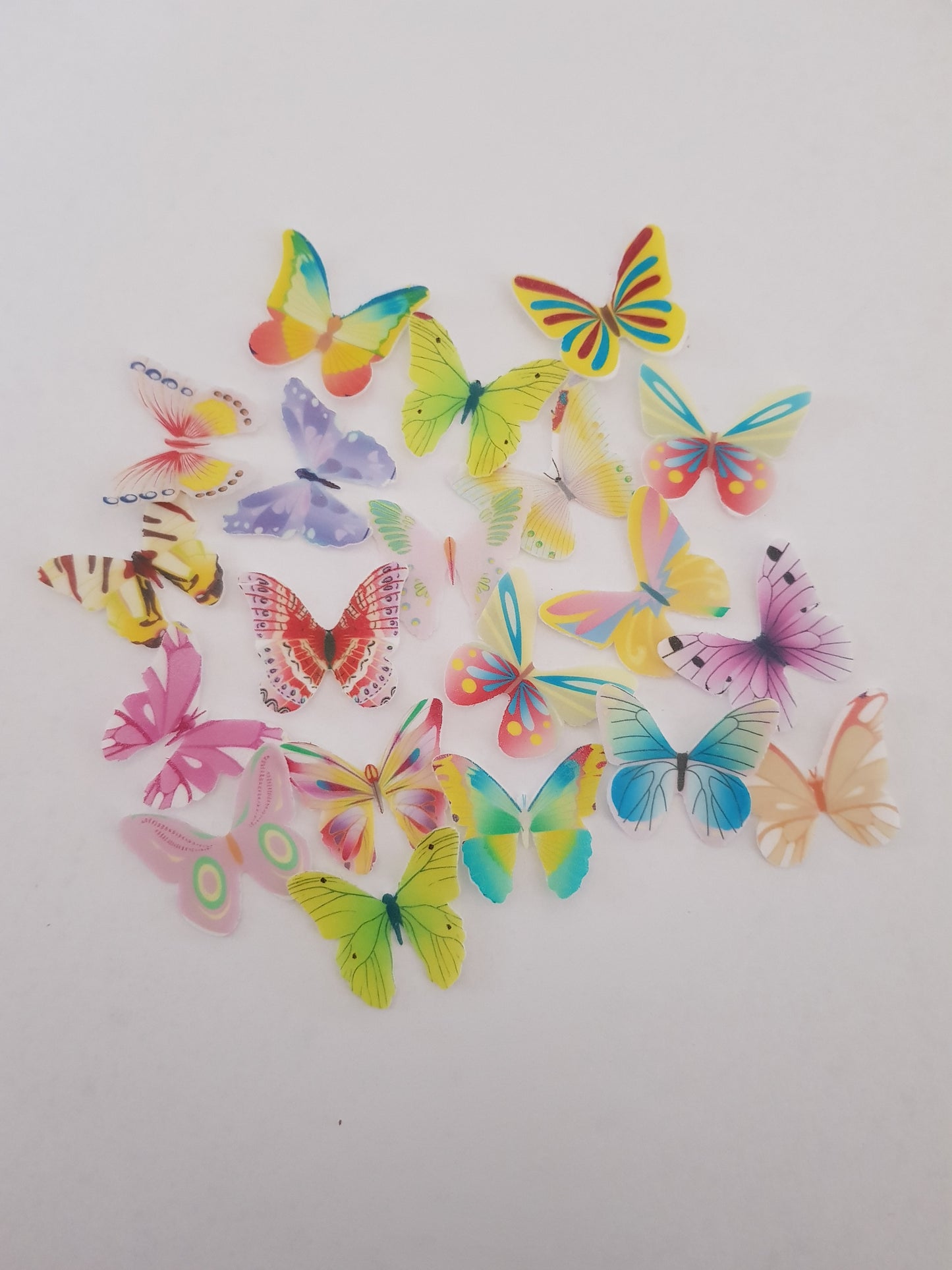 20pc Edible Wafer Paper Butterflies