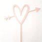 Cupid's Heart Acrylic Cake Topper | Valentines Day