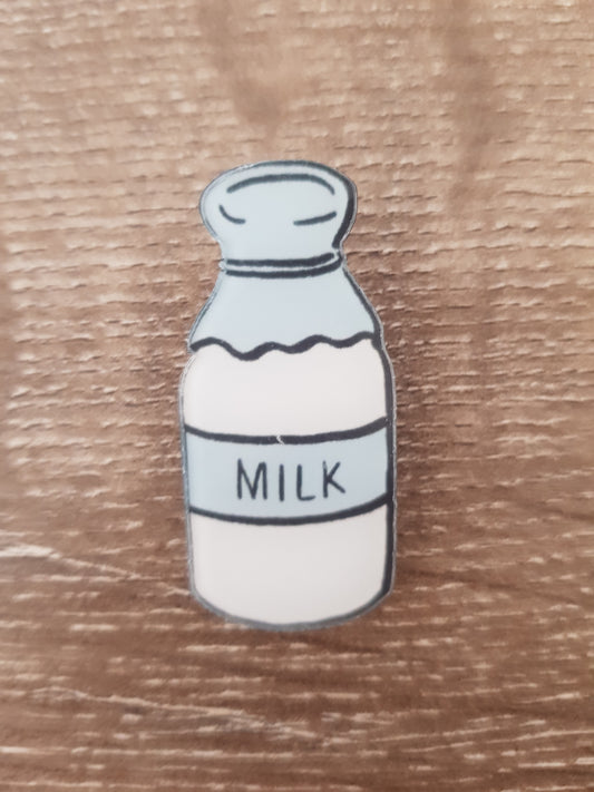 Milk Bottle Brooch/Badge