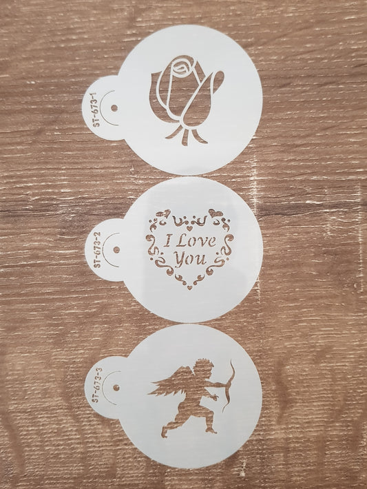 Valentines Mini Stencil Set