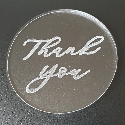 'Thank You' Acrylic Debosser