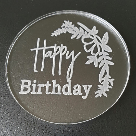 'Happy Birthday' Acrylic Debosser