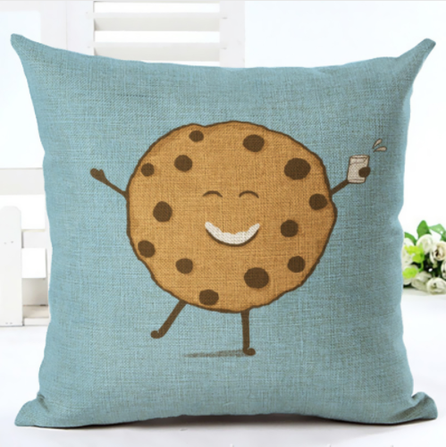 Choc Chip Cookie Cushion Cover
