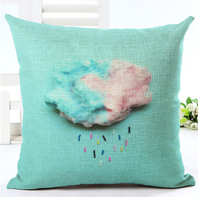 Cotton Candy Cloud Cushion Cover