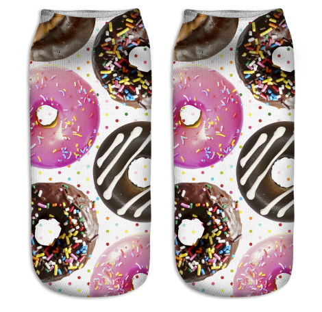 Classic Donuts Novelty Ankle Socks