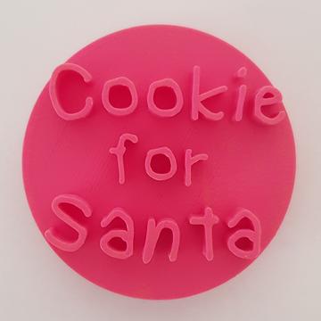 Cookie Stamp - Cookie For Santa - Christmas